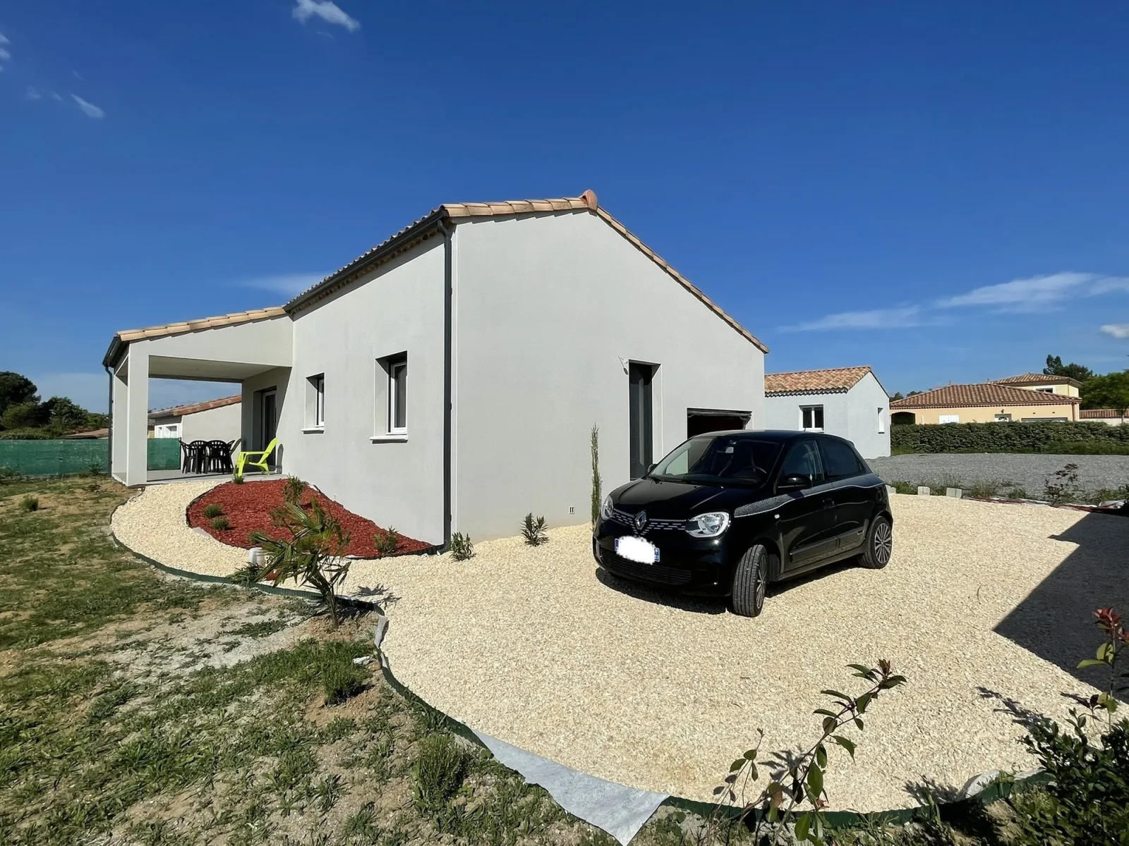 Façade de la villa Les Cabritas Sud Ardèche